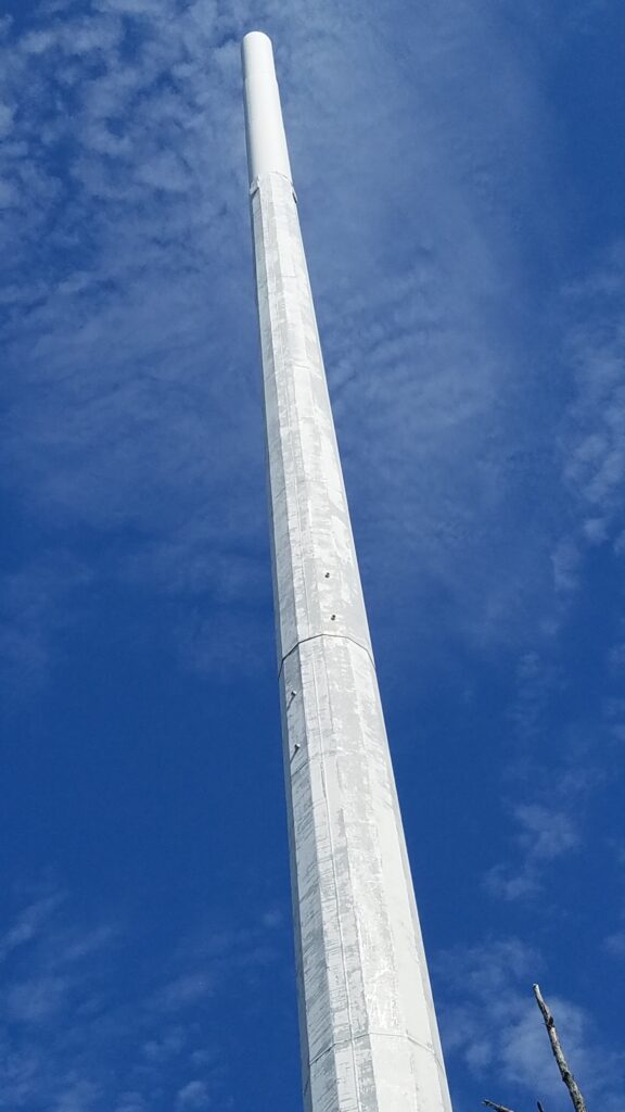 Monopole Tower Surface Preparation